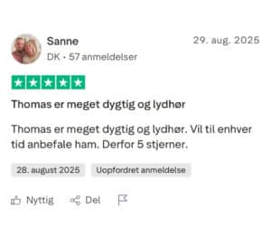 Anbefaling clairvoyant Thomas - DinClairvoyant.dk