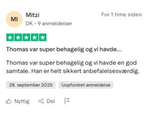 Anbefaling til clairvoyant Thomas