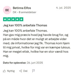 Trustpilot DinClairvoyant.dk