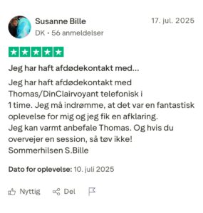 Trustpilot afdødekontakt